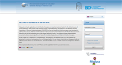 Desktop Screenshot of en.dgai-abx.de